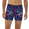 thumbnail image 2 of Men'S Boxer Briefs, Dark Dragonfly Soft And Breathable Mens Underwear Boxer Briefs With Widen Waist, 2 of 2