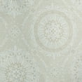 thumbnail image 2 of Mainstays Olan Textured Solid Blackout Grommet Curtain Panel Pair Window Treatment, Set of 2 Room Darkening Drapes for Bedroom, Ivory Print, 37" W x 84" L, 2 of 6