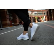 Men's Walking Shoes Ultra Lightweight Breathable Running Shoes Non Slip Athletic Fashion Sneakers White Size 7