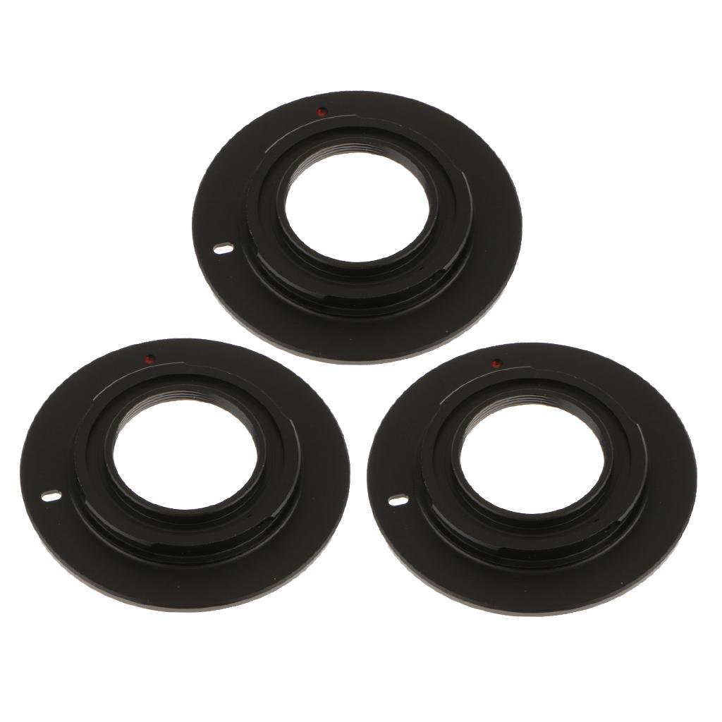 3x 1Piece Lens Mount Convert for C-Mount to /3 /GF3 DSLR