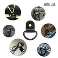 thumbnail image 2 of 20Pcs Metal D Shape Pull Hook Tie Down Anchors Ring for Car Truck Trailers RV, 2 of 3