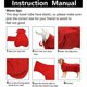 thumbnail image 5 of Albornoz para perros de microfibra súper absorbente, bolsa de secado rápido para perros con cintura elástica, abrigo de secado para mascotas, adecuado para ducharse, nadar -S, 5 of 5