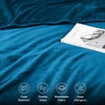 thumbnail image 4 of Ameha Soft Fleece Throw Blanket – Plush Cozy Lightweight Blanket for Couch & Bed, 50x60 Inches, All Season, Machine Washable, Teal, 4 of 7