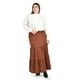 thumbnail image 1 of Falda larga con vuelo Roman Fashion /Tallas Extras, 7061 (Chedron) cafe 40, 1 of 6