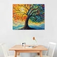 thumbnail image 2 of Orinice Metaphysical Fine Art Aesthetic Wall Painting Poster Print Decor for Home Office Classroom Farmhouse Bathroom Bedroom Kitchen - Canvas Living Room Decor 16x12in, 2 of 6