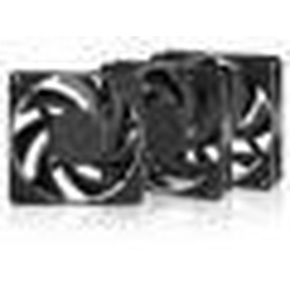 120mm Triple-Pack Premium Magnetic Levitation High-Performance 4-Pin PWM 12025 PC Computer Case Fan 600-3000RPM Black