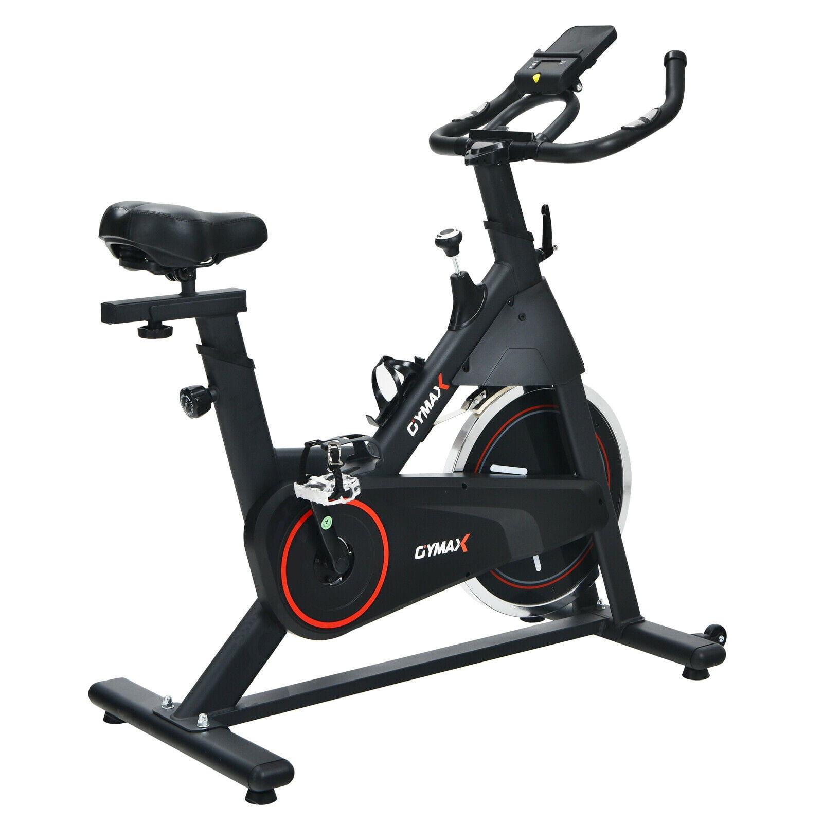 Gymax Stationary Exercise Cycling Bike with 22 Lbs. Flywheel for Gym