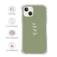 thumbnail image 2 of Sage Green Plant Case Compatible with iPhone 14 Plus,Aesthetic Art Design TPU Bumper Cover Case, 2 of 5