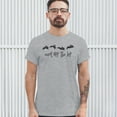 thumbnail image 3 of Tee Hunt Can't Stop The Hop T-Shirt Happy Easter Hopping Rabbits Men's Novelty Shirt, Gray, 4X-Large, 3 of 5