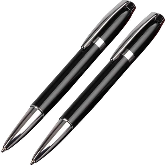 STONEGO Metal Retractable Rollerball Pens Smooth Writing Ballpoint Classic Elegant Gift Pens Stationery Signature Black Ink