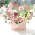 thumbnail image 4 of 10 Uds. Bolsas de regalo de flores Kraft, bolsas de papel para ramo con asa, caja de regalo para ramo, bolsas vacías para ramo de flores, embalaje rectangular, 4 of 5