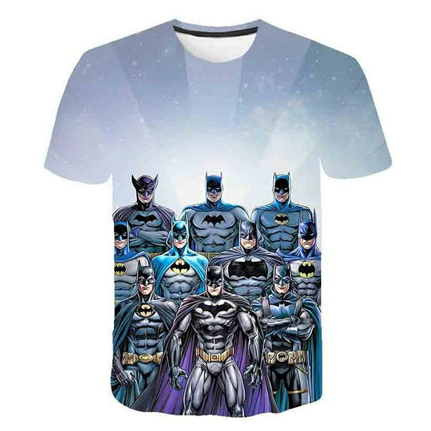 Spiderman Hulk Children 3D Cartoon T-shirt for Boy Marvel Printing spider-man Boys T Shirt Girls Tops Tees Cartoon Kids Clothes10T Gong Bohan LED