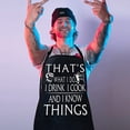 thumbnail image 2 of Funny Aprons For Men,Birthday Gifts for Dad，Mens Apron,Fathers Day Cooking BBQ Chef Grilling Apron, 2 of 5