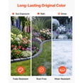 thumbnail image 5 of KFFKFF Faux Stone Garden Edging Kit, 15.5 ft No-Dig Border for Lawns, Flower Beds, and Yards, 4 Sections with 6 Bricks Each 46.46"L x 3.74"W x 2.24"H, Includes 12 Spikes & End Cap, Gray, 5 of 9