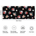 thumbnail image 3 of Pioneer Flower Floral Print Pattern Bathroom Rugs Mat, Non Slip Microfiber Bathroom Rug with Rubber Backing, Soft Mats for Bathroom Floor Tub Shower, 24"x60", 3 of 5