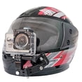 thumbnail image 2 of Cámara de acción para motocicleta, reemplazo de soporte de cinturón para casco para GoPro hero8 / 7/5 DJI Osmo con adaptador Monstrate EL3316-02B, 2 of 2