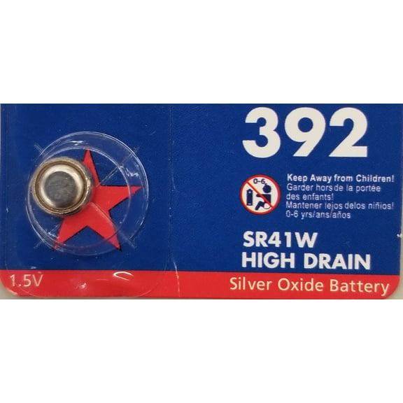 Mercury Free Silver Oxide Bat 392