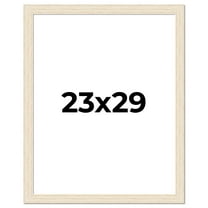 23x29 Frame White Real Wood Picture Frame Width 1.5 inches | Interior Frame Depth 0.5 inches | Barn