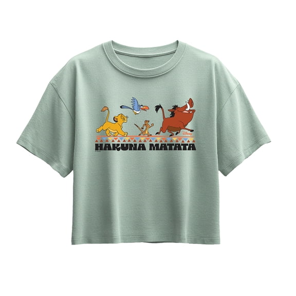 Lion King - No Worries - Youth Girls Boxy T-Shirt