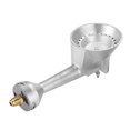 thumbnail image 1 of Tête de Brûleur Rond en Fonte à Propane Haute Pression, Tête de Brûleur à Propane avec Orifice Raccord en Laiton, 1 x Tête de Brûleur Rond en Fonte à Propane Haute Pression, Argent, 1 of 6