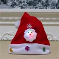 thumbnail image 1 of Gorro Navideño Luz Led Papa Noel Adorno Aleatorio 5 Pzas, 1 of 4