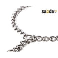 thumbnail image 4 of Collar de cadena para adiestramiento de perros SGODA, 24 cm y 3,5 mm, acero inoxidable, 4 of 7
