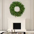 thumbnail image 2 of Vickerman 42" Cheyenne Pine LED Lights Artificial Christmas Wreath in Green, 2 of 2