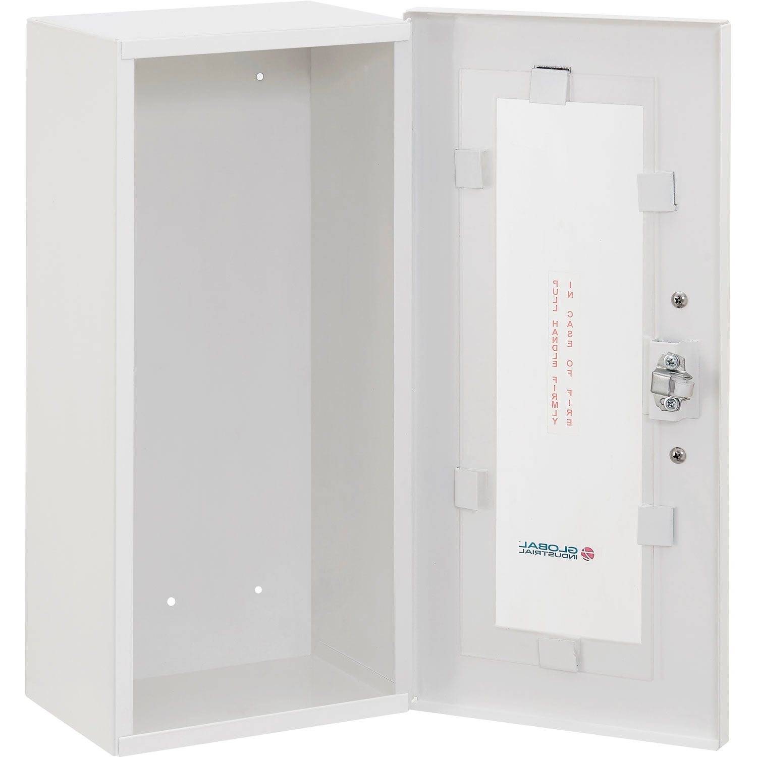 Global Industrial Fire Extinguisher Cabinet Surface Mount Fits 2-1/2-5 Lbs.