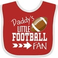 thumbnail image 3 of Inktastic Daddy's Little Football Fan Boys or Girls Baby Bib, 3 of 4