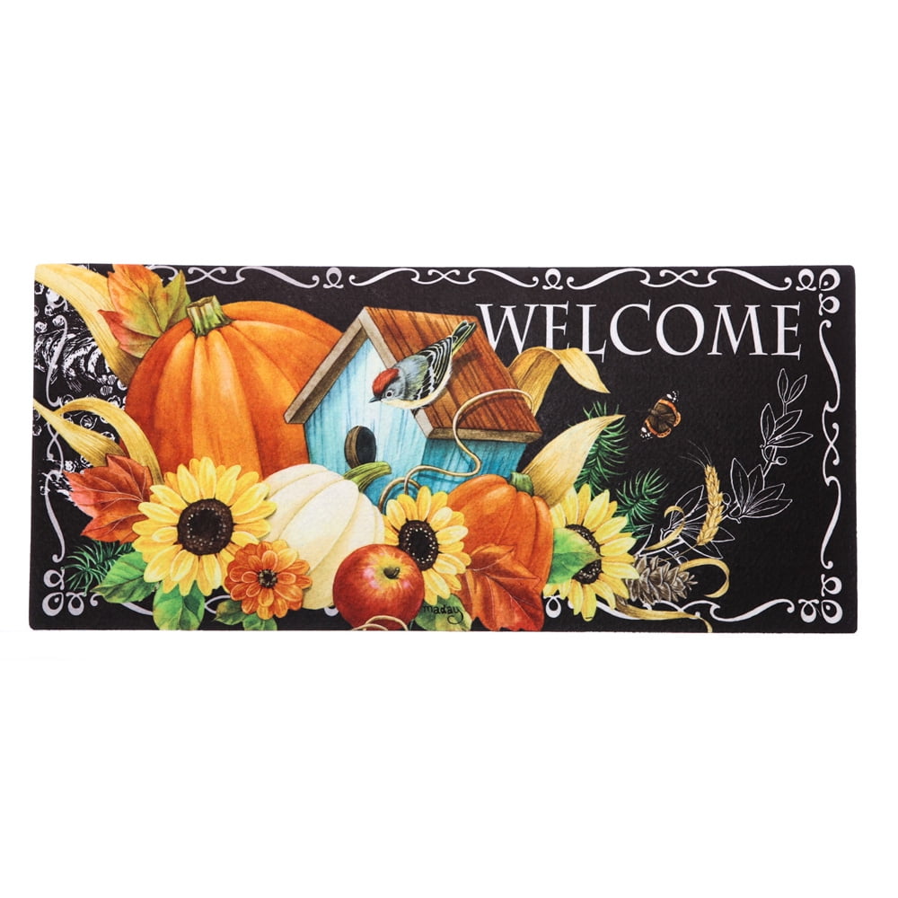 Evergreen Harvest Greetings Decorative Mat Insert