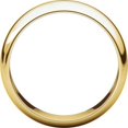 thumbnail image 2 of 6mm Half Round Band in 18k Yellow Gold - Size 10, 2 of 9