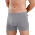 thumbnail image 4 of Mens Cotton Underwear Plus Size L-8X Big and Tall Casual Comfort Stretchy Slim Fit Solid Breathable Mid Rise Basic Boxer Briefs, 4 of 6