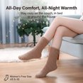 thumbnail image 6 of 8 Pairs Women Warm Fluffy Fuzzy Socks, Microfiber Home Sleeping Slipper Socks, 6 of 7