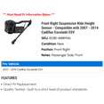 thumbnail image 2 of Front Right Suspension Ride Height Sensor - Compatible with 2007 - 2014 Cadillac Escalade ESV 2008 2009 2010 2011 2012 2013, 2 of 2