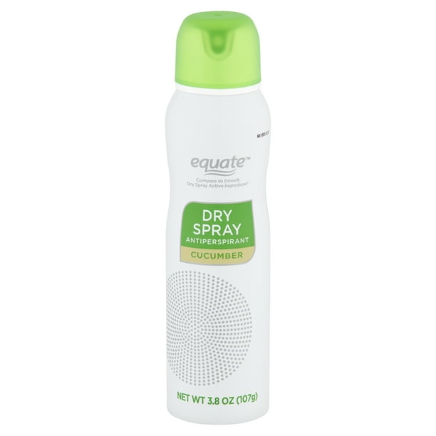 Equate Cucumber Dry Spray Antiperspirant, 3.8 oz