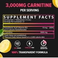 thumbnail image 2 of Nutrex Research Liquid Carnitine 3000 Pink Lemonade, 2 of 7