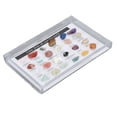thumbnail image 1 of Kit de Collection de Roche Minérale avec Vitrine, Activités Scientifiques Amusantes et Éducatives pour Enfants, Cadeau Parfait pour les Collectionneurs de Roche, Inclut Vitrine Transparente, 1 of 8