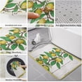 thumbnail image 6 of Kitchen Mat Rug Set of 2 Tropical Lemon Summer Fruit Wooden Planks Runner Rug Anti-Fatigue Comfort Memory Foam Standing Mat Non-Slip Floor Door Mat for Bathroom Bedroom 18x30in+18x48in, 6 of 6