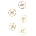 thumbnail image 3 of Watch Movement Parts, 0.39in Diameter Watch Balance Wheel Golden Watch Repair Parts  For Watch Repair Shop For 8205 Movement, 3 of 8