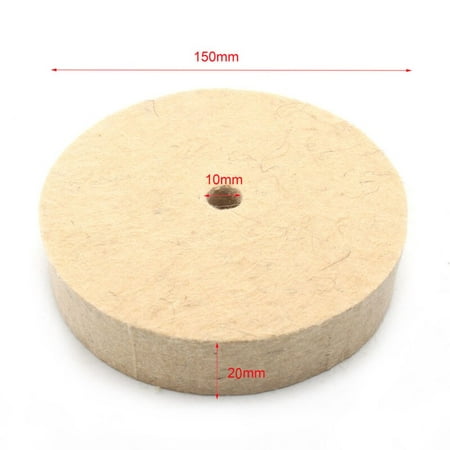 

3-10 Buffing Grinding Wheel Wool Felt Polishing Abrasive Disc For Metal Surface