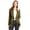 Olive, variant on MOA COLLECTION Women's Classic Casual Work Draped Open Front Blazer with Plus Size