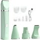 thumbnail image 4 of Kit de aseo canino recargable 4 en 1 con removedor de pelo para mascotas | Maquinillas de bajo ruido | 4 cuchillas para recortar, pulir uñas | Incluye lubricante de 10 ml, cable USB | Seguro para, 4 of 8