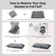 thumbnail image 5 of Manta impermeable para perro Bedsure reversible de sherpa 102 x 127 cm, 5 of 9
