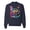 Navy, variant on Cute Cat | Dean Russo Art Animal Lover Unisex Crewneck Sweatshirt, Maroon, Medium