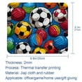 thumbnail image 5 of Football Gaming Mouse Pad, Mouse Mat, Mouse Pad - Square, 8.3x9.8 Inch, Printed, Non-Slip Rubber Bottom - Suitable for Office and Gaming, 5 of 6