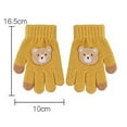 thumbnail image 2 of TMOYZQ Cute Winter Cable Knit Gloves Mittens for Toddler Girls Boys Soft Cold Weather Children Thermal Glove Full Fingers Design Unisex Pattern Gloves, 2 of 2