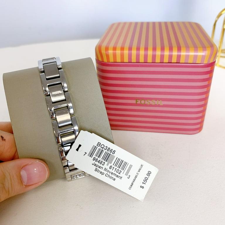 FOSSIL 腕時計 KARLI BQ3865 Fossil BQ3865 Karli Three-Hand Stainless Steel Watch