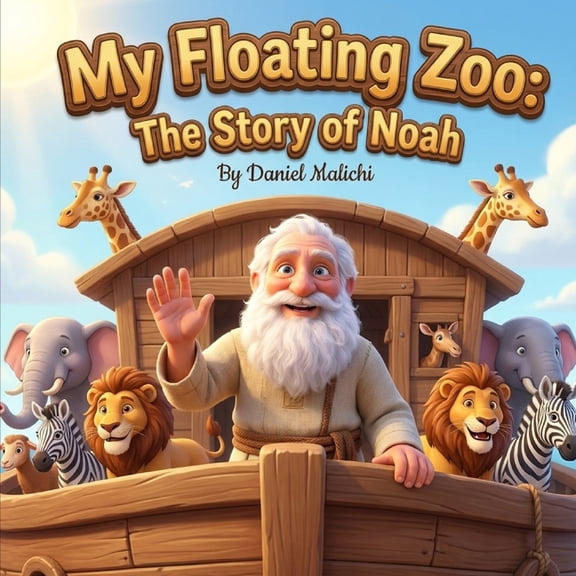 Biblical Books from a First Person Point My Floating Zoo: The Story of Noah: A Heartwarming Jewish Children's Book about the Ark, Animals, and Hashem's Promise, Book 18, (Paperback)