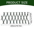 thumbnail image 3 of Zaxius Expandable Garden Trellis 11.8" x 70" Trellis for Climbing Plants Outdoor Trellis Netting Lattice Panels Trellis For Climbing Plants Wooden Trellis For Climbing Plants Outdoor Lattice Fence, 3 of 8