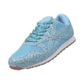 thumbnail image 3 of Women's Sparkly Glitter Casual Tennis Sneakers -Lace Up Breathable Bling Crystal Comfort Bling Walking & Running Fashion Shoes, 3 of 4